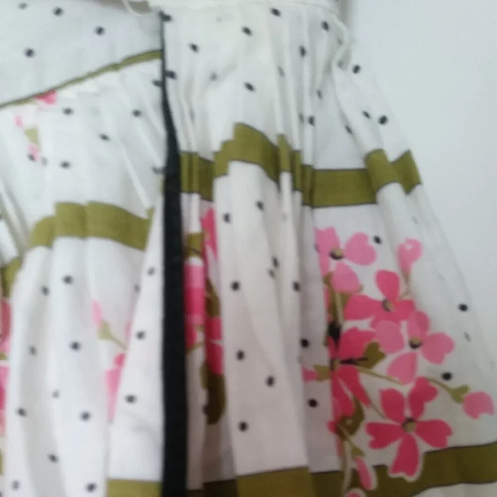 Vintage Handmade 1960’s Floral Print Half Apron